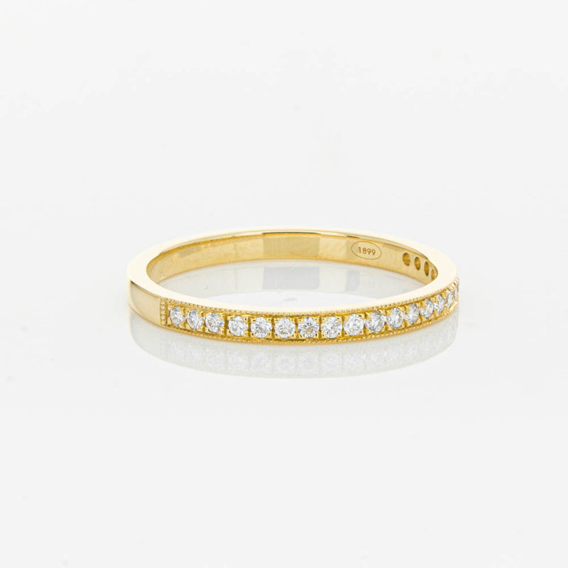 18ct Yellow Gold .16ct Diamond Galaxis Band-Ring-Walker & Hall