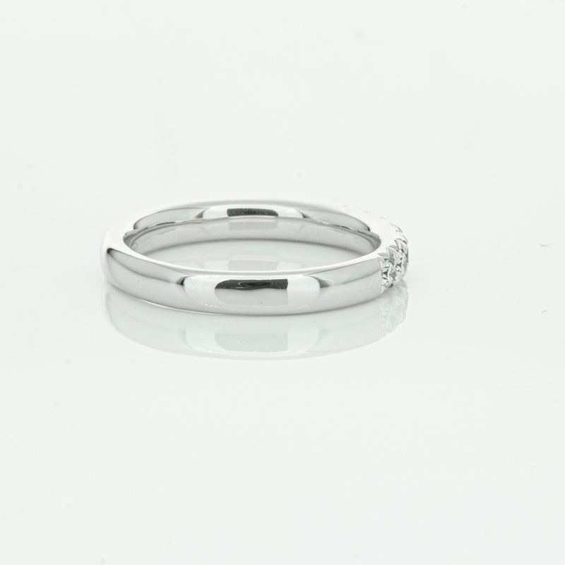 18ct White Gold .50ct Diamond Meridien Band-Ring-Walker & Hall