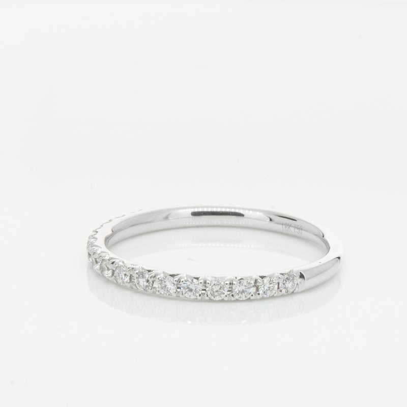 18ct White Gold .34ct Diamond Comet Band-Ring-Walker & Hall
