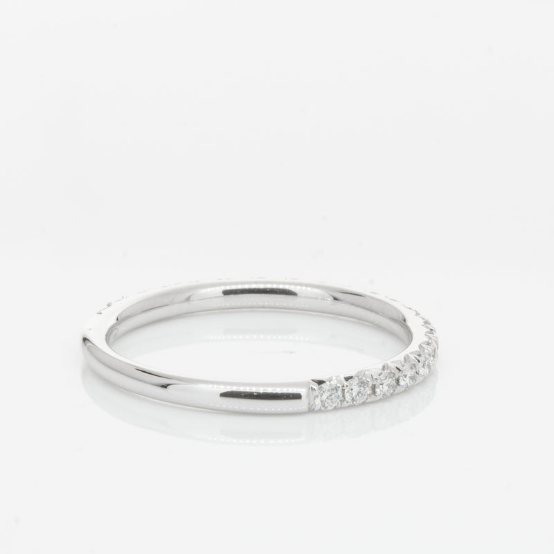 18ct White Gold .34ct Diamond Comet Band-Ring-Walker & Hall