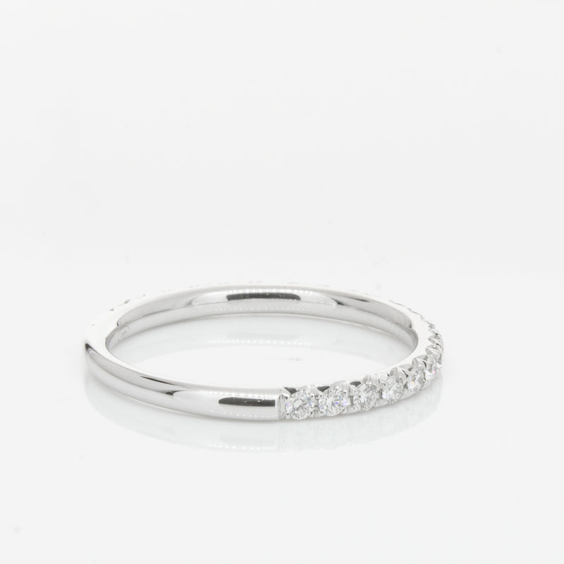 18ct White Gold .34ct Diamond Comet Band-Ring-Walker & Hall