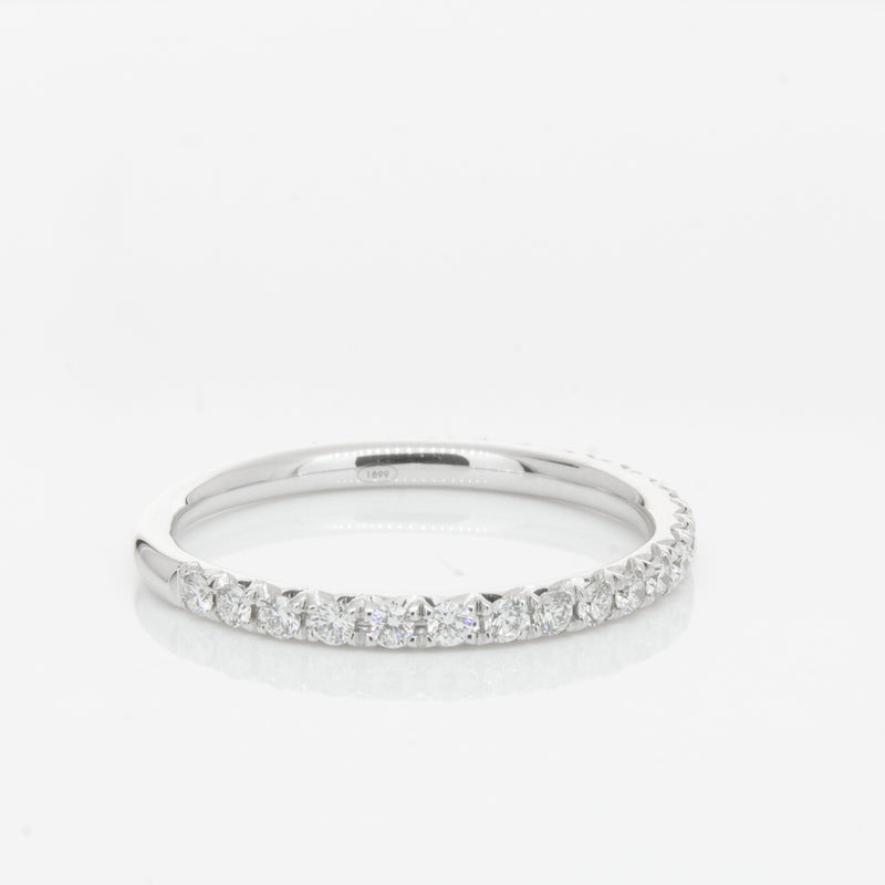 18ct White Gold .34ct Diamond Comet Band-Ring-Walker & Hall