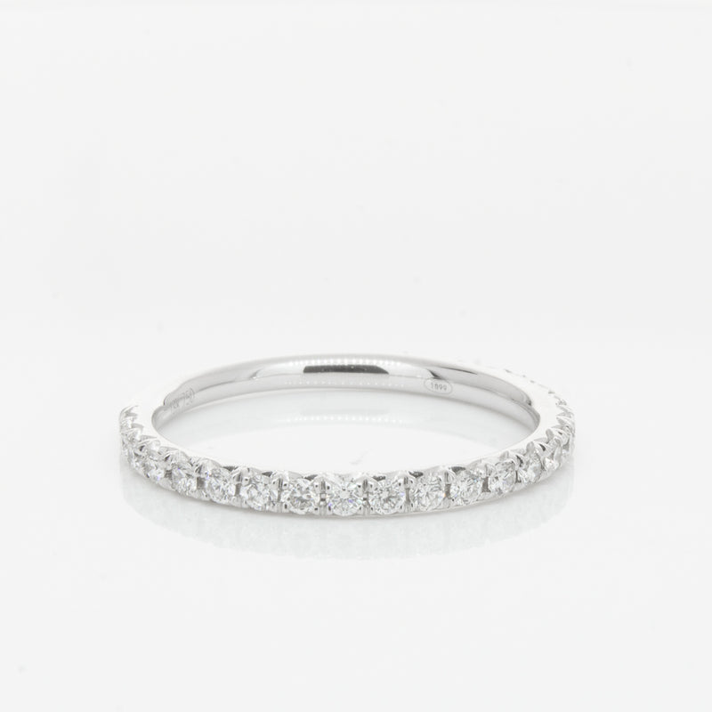 18ct White Gold .34ct Diamond Comet Band-Ring-Walker & Hall