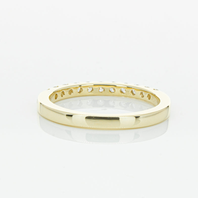 14ct Yellow Gold Diamond Luna Band-Ring-Walker & Hall
