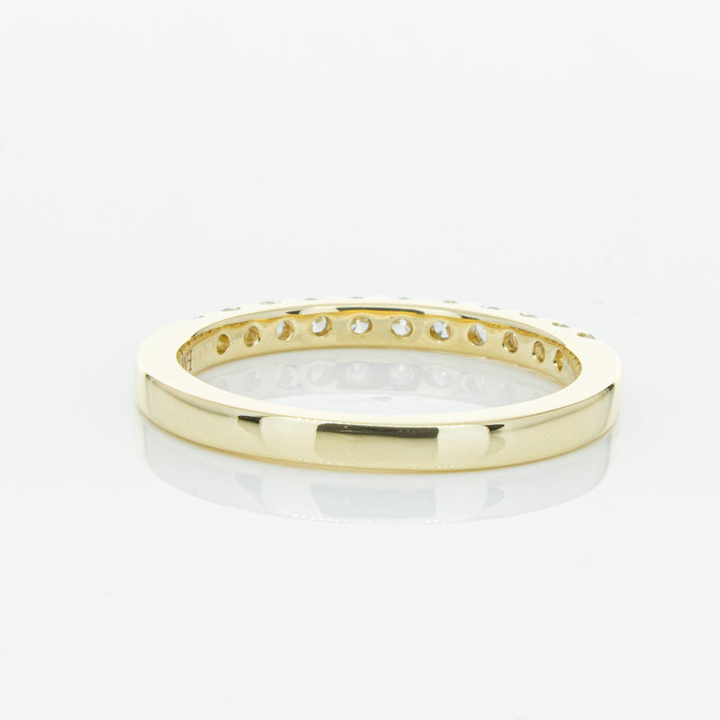 14ct Yellow Gold Diamond Luna Band-Ring-Walker & Hall