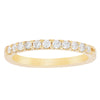 14ct Yellow Gold Diamond Claw-Set Band-Ring-Walker & Hall