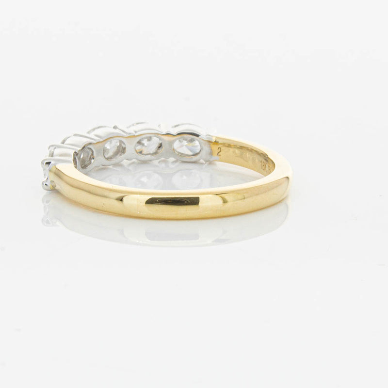 18ct Yellow Gold 1.01ct Oval Cut Diamond Panorama Ring-Ring-Walker & Hall