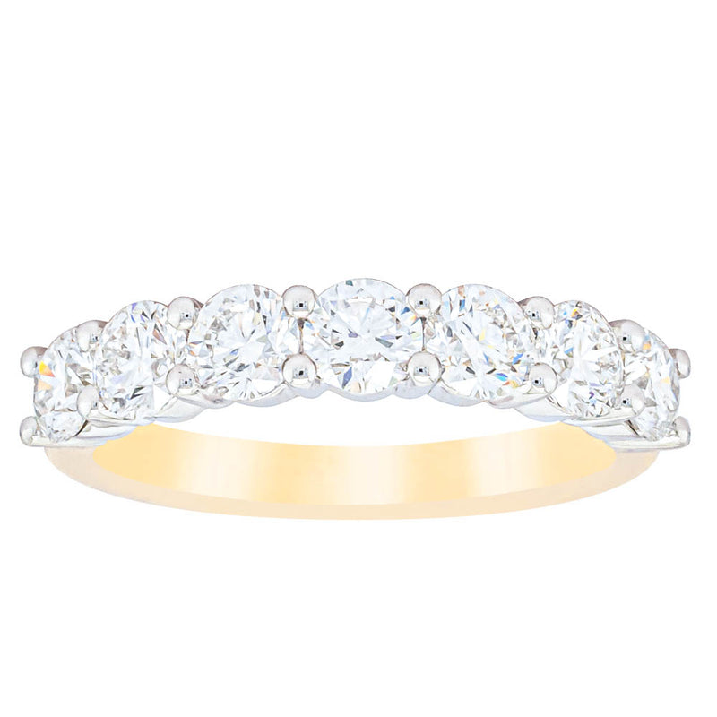 18ct Yellow Gold 1.50ct Diamond Panorama Ring-Ring-Walker & Hall