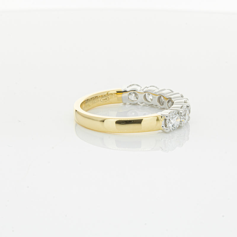 18ct Yellow Gold 1.50ct Diamond Panorama Ring-Ring-Walker & Hall