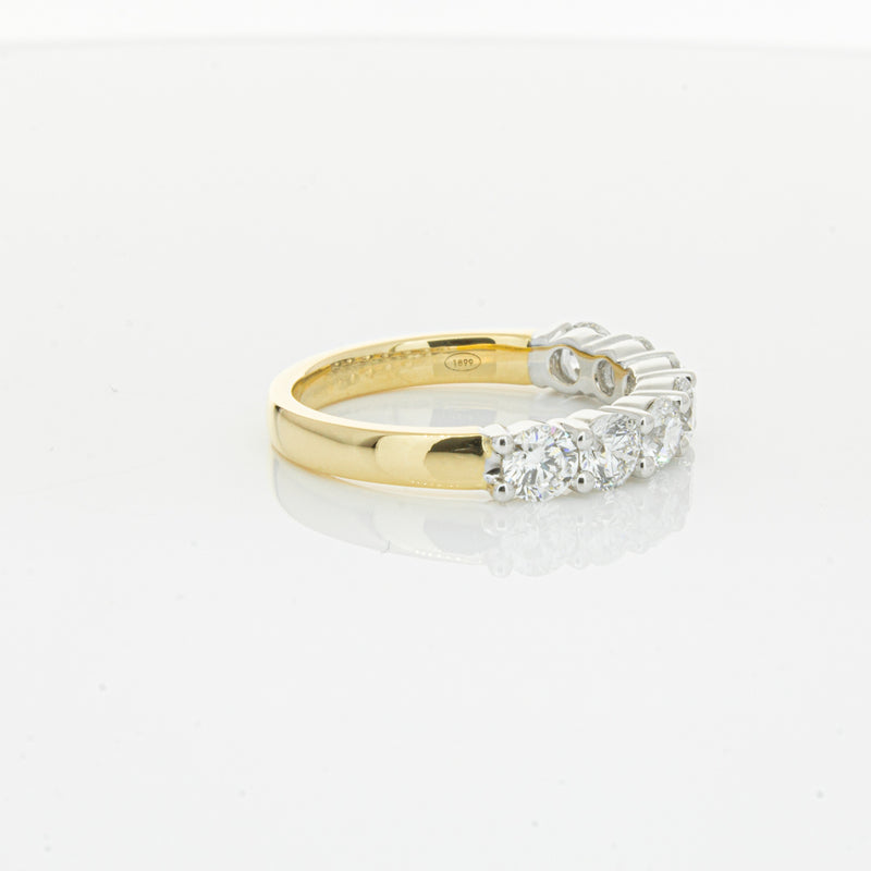 18ct Yellow Gold 1.50ct Diamond Panorama Ring-Ring-Walker & Hall