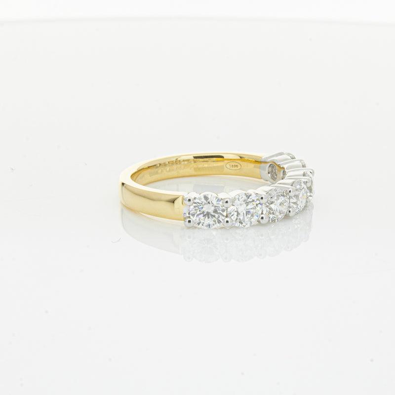 18ct Yellow Gold 1.50ct Diamond Panorama Ring-Ring-Walker & Hall