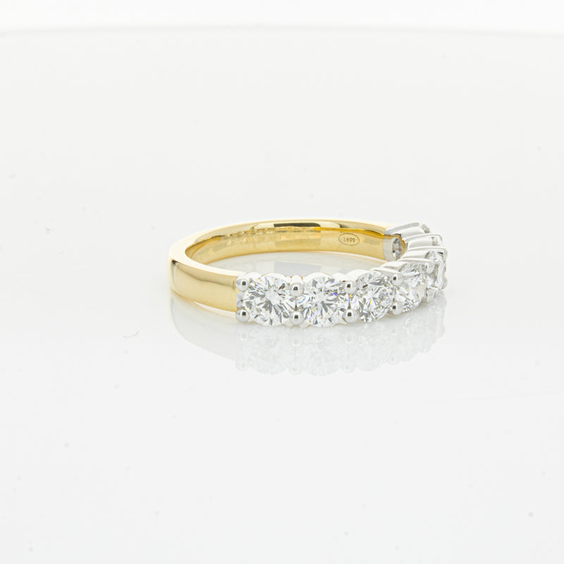 18ct Yellow Gold 1.50ct Diamond Panorama Ring-Ring-Walker & Hall
