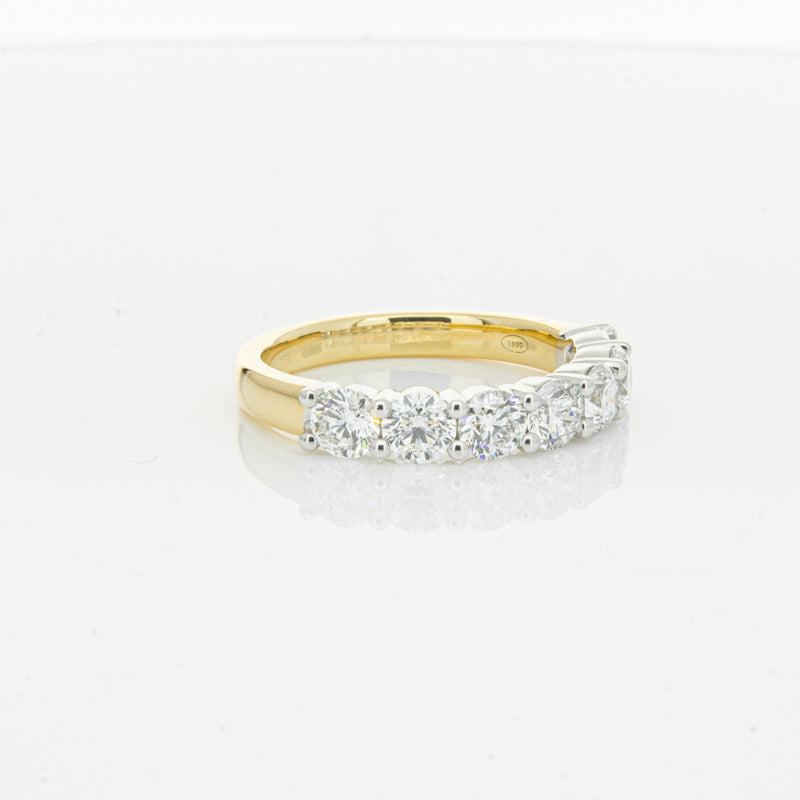 18ct Yellow Gold 1.50ct Diamond Panorama Ring-Ring-Walker & Hall