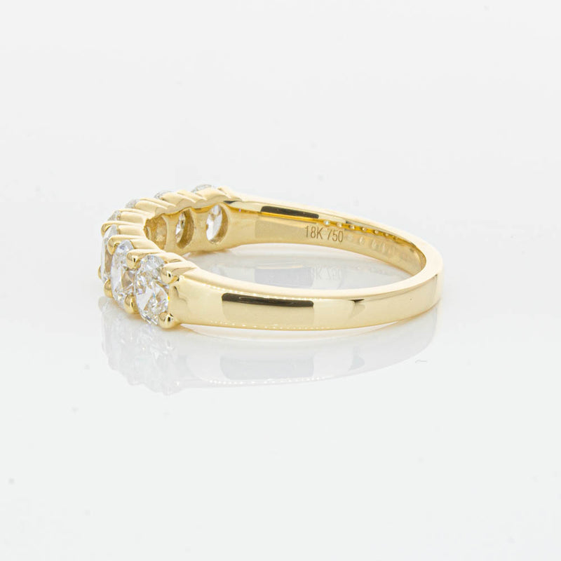 18ct Yellow Gold 1.33ct Oval Cut Diamond Panorama Ring-Ring-Walker & Hall
