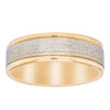 9ct Yellow & White Gold 6mm Ring-Ring-Walker & Hall