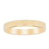 18ct Yellow Gold 3mm Square Profile Band-Ring-Walker & Hall