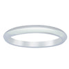 18ct White Gold Venetian Band-Ring-Walker & Hall