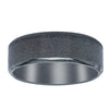 Black Zirconium 7mm Sanded Finish Ring-Ring-Walker & Hall