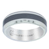 Cobalt Seranite Inlay Centre 7mm Band-Ring-Walker & Hall
