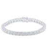 18ct White Gold 10.22ct Diamond Jubilee Bracelet-Bracelet-Walker & Hall