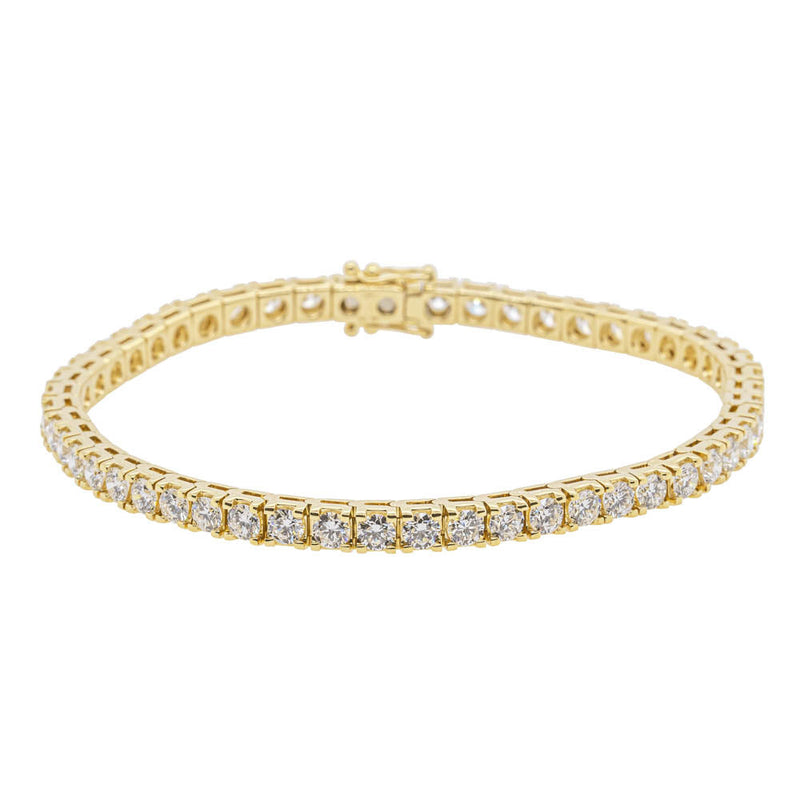 18ct Yellow Gold 5.50ct Diamond Jubilee Bracelet-Bracelet-Walker & Hall