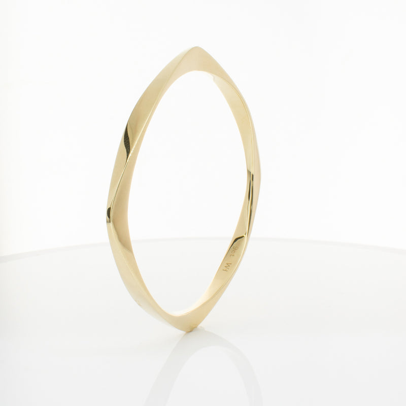 9ct Yellow Gold Eos Bangle-Bracelet-Walker & Hall