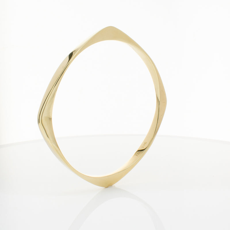 9ct Yellow Gold Eos Bangle-Bracelet-Walker & Hall