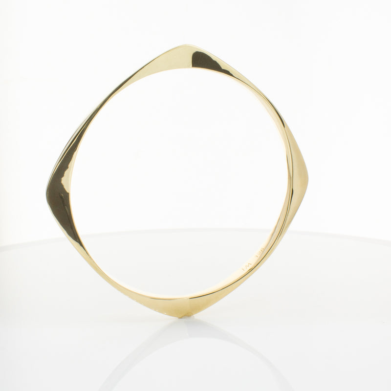 9ct Yellow Gold Eos Bangle-Bracelet-Walker & Hall