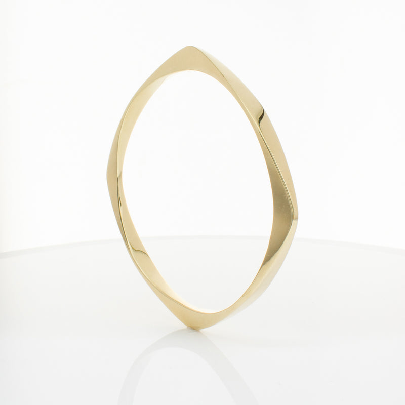 9ct Yellow Gold Eos Bangle-Bracelet-Walker & Hall