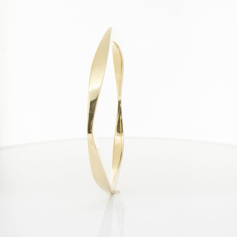 9ct Yellow Gold Eos Bangle-Bracelet-Walker & Hall