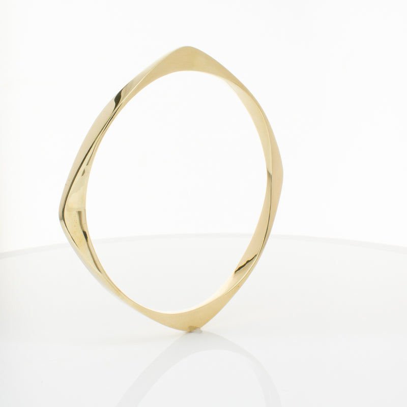 9ct Yellow Gold Eos Bangle-Bracelet-Walker & Hall