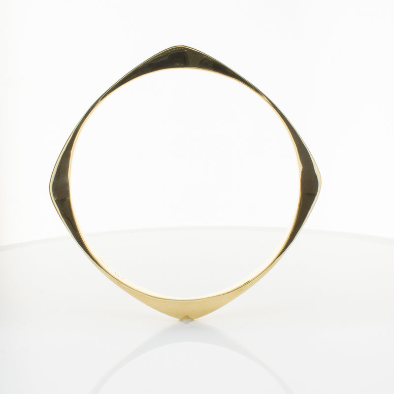 9ct Yellow Gold Eos Bangle-Bracelet-Walker & Hall