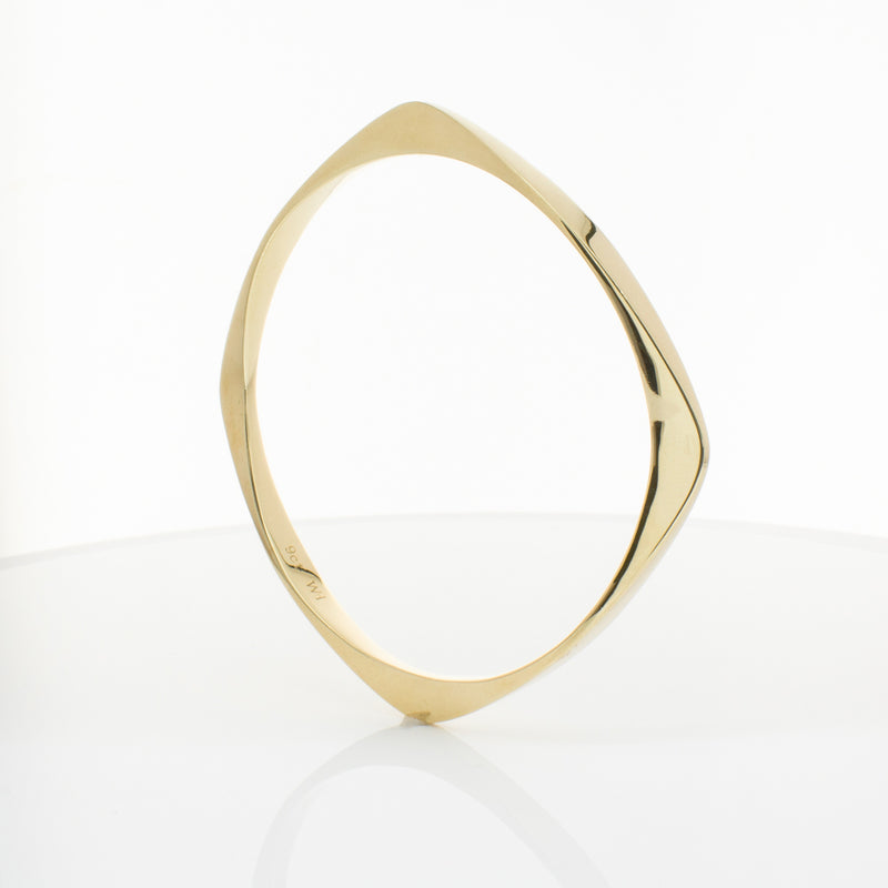 9ct Yellow Gold Eos Bangle-Bracelet-Walker & Hall