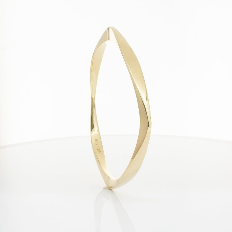 9ct Yellow Gold Eos Bangle-Bracelet-Walker & Hall
