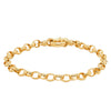 9ct Yellow Gold Oval Belcher Bracelet-Bracelet-Walker & Hall