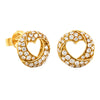 18ct Yellow Gold .46ct Diamond Earrings-Earrings-Walker & Hall