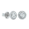 18ct White Gold .64ct Diamond Isla Earrings-Earrings-Walker & Hall