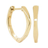 9ct Yellow Gold Eos Hoop Earrings-Earrings-Walker & Hall
