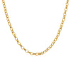 9ct Yellow Gold Oval Belcher Chain-Necklace-Walker & Hall