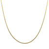 18ct Yellow Gold 1mm Wheat Chain-Necklace-Walker & Hall