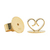 18ct Yellow Gold Large Butterfly - Single-Earrings-Walker & Hall