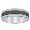 Cobalt Chrome 8mm Rivet Inlay Ring-Ring-Walker & Hall