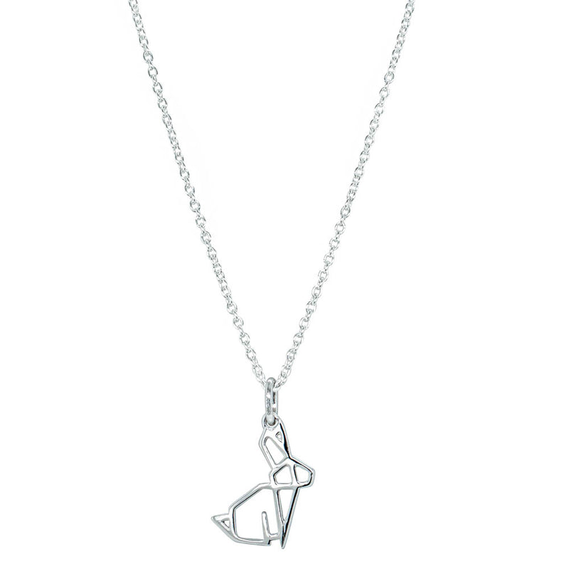 Sterling Silver Year Of The Rabbit Pendant-Necklace-Walker & Hall