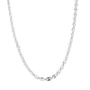 Sterling Silver Anchor Link Necklace-Necklace-Walker & Hall