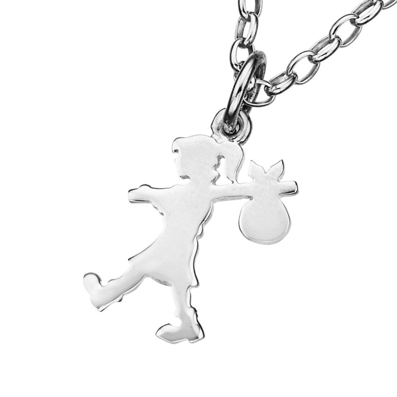Karen Walker Runaway Girl - Sterling Silver-Necklace-Walker & Hall