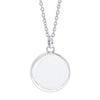 Sterling Silver Pebble Pendant-Necklace-Walker & Hall