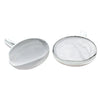 Sterling Silver Oval Cufflinks-Cufflinks-Walker & Hall