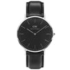 Daniel Wellington Classic Black Sheffield 40mm Watch-Watch-Walker & Hall