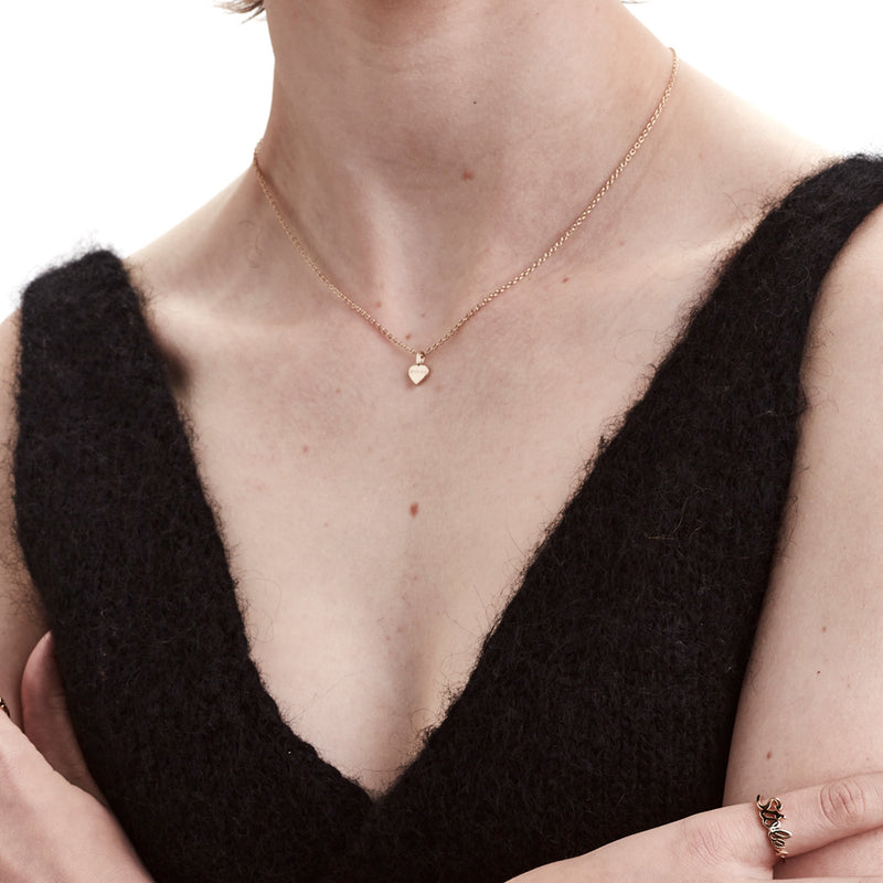 Stolen Girlfriends Club Stolen Heart Necklace - Gold Plated-Necklace-Walker & Hall