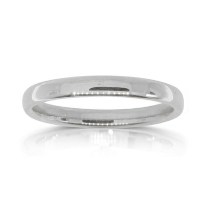 Platinum 2.3mm Band-Ring-Walker & Hall